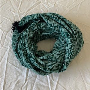Green Ikat Hawaiian Wrap Scarf Multiple Styles